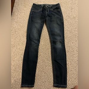 VINTAGE! Wide begged blue jeans!